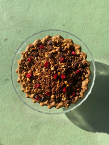 Apple Cranberry Pie w/ Pecan Streusel