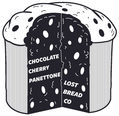 Chocolate Cherry Panettone.