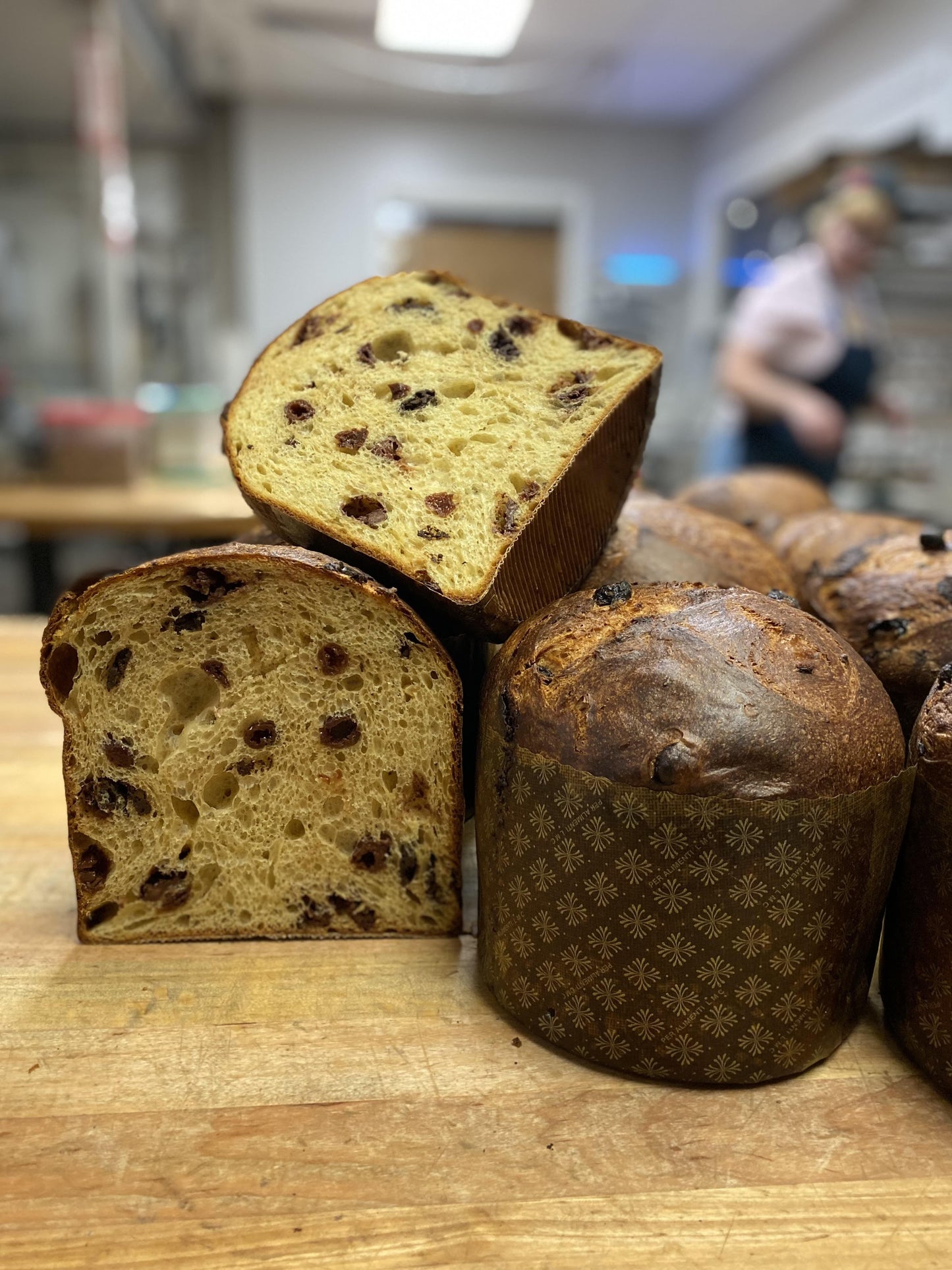Chocolate Cherry Panettone.